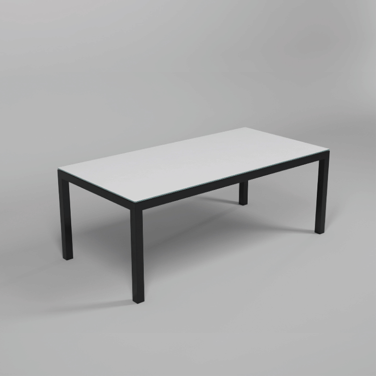 Exklusiver Esstisch L - schwarz – 200x100 - Wohnzimmertisch 8 Personen